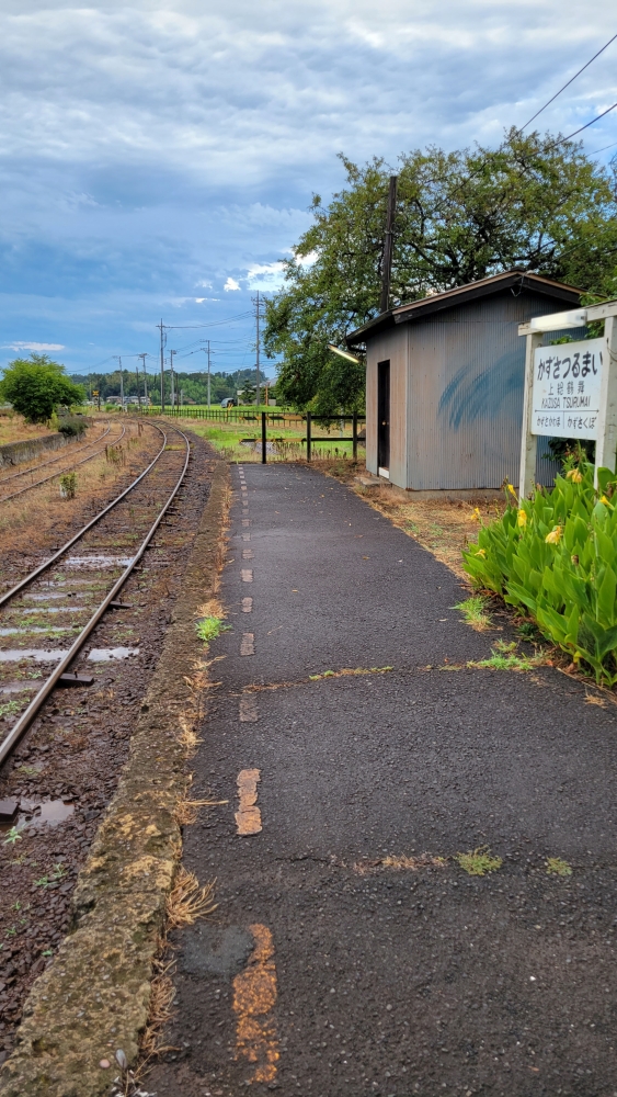 ホームから線路